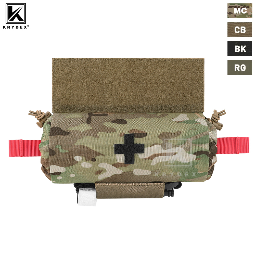 Edc Carry Case - Krydex-戦術的な応急処置ポーチ,医療用ロールアップポーチ,ドロップ廃棄物,ベスト,胸部リグ,emt ifakダグラー