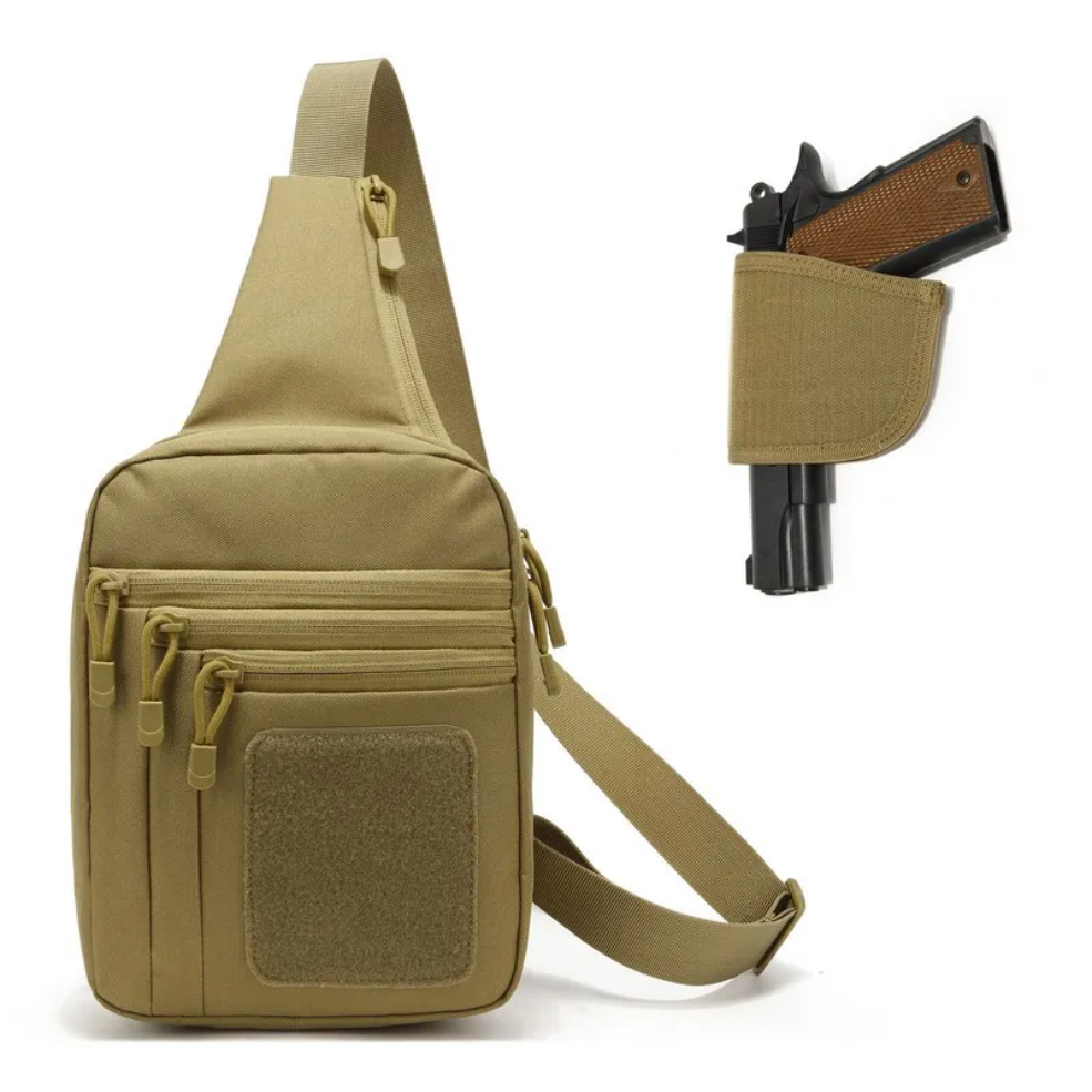Edc Carry Bag For Pistol - 新しい戦術的なチェストバッグピストルホルスター隠し銃キャリーポーチクロスボディ EDC パックコンバーチブルバックパック狩猟キャンプ用