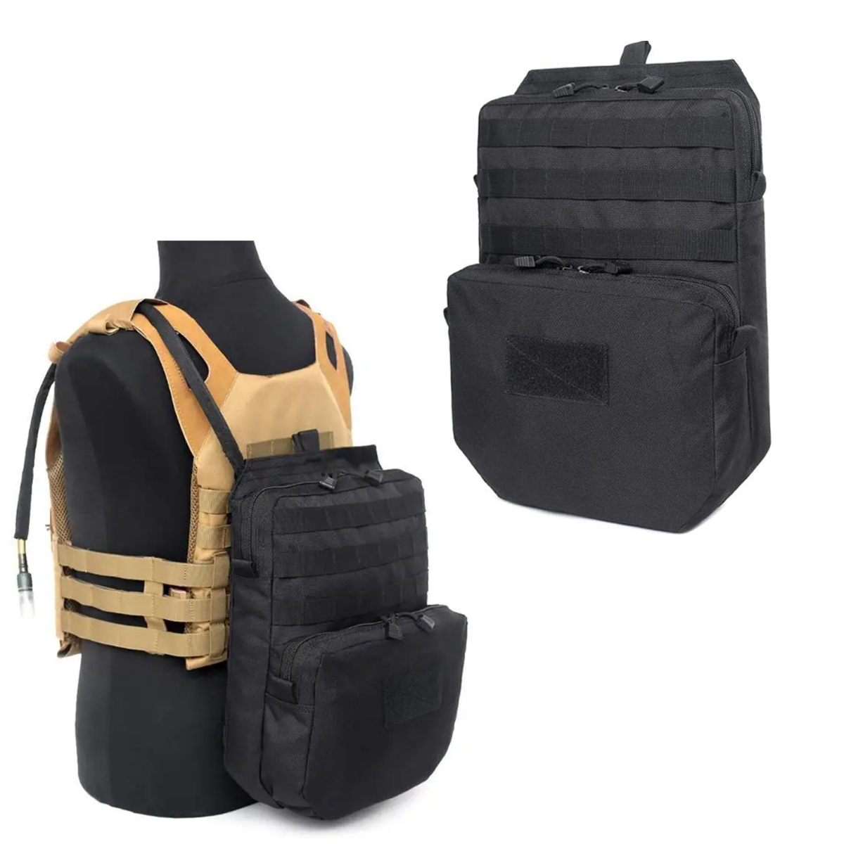 Edc Carry Case - モールナイロンバッグ,アウトドアキャンプ用バックパック,狩猟用具,ベスト,EDCアクセサリー,ハイキング,旅行,サバイバルバッグ