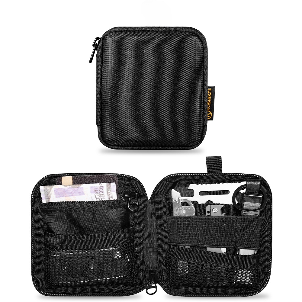 Edc Carry Pocket Pouch - ミニEDCマルチツールポケットオーガナイザーポーチ - 小型日常持ち運び用ポーチ（ギア、工具、お金、カード、現金、コイン、カード用）
