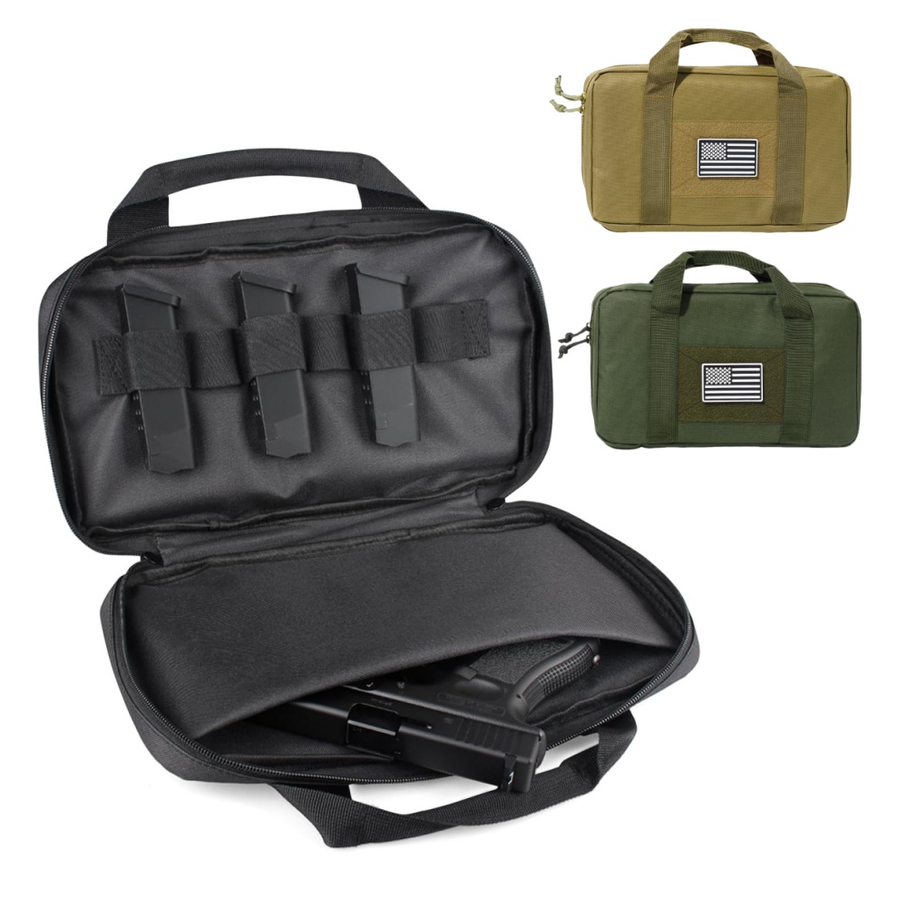 Edc Carry Bag For Pistol - 屋外用ガンキャリーバッグ EDCツールポーチ ハンティングアクセサリー マガジンポーチホルダー ピストルハンドガン保護ケースホルスター