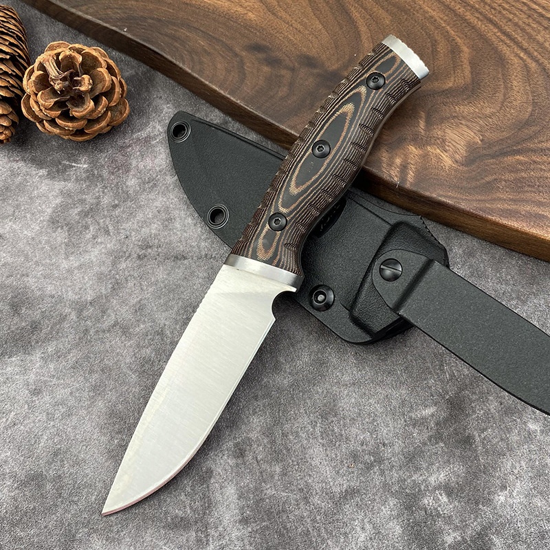 Edc Fixed Blade Deep Carry - ストレートナイフ D2ブレード G10ハンドル EDC キャンプ 緊急時や荒野冒険に最適