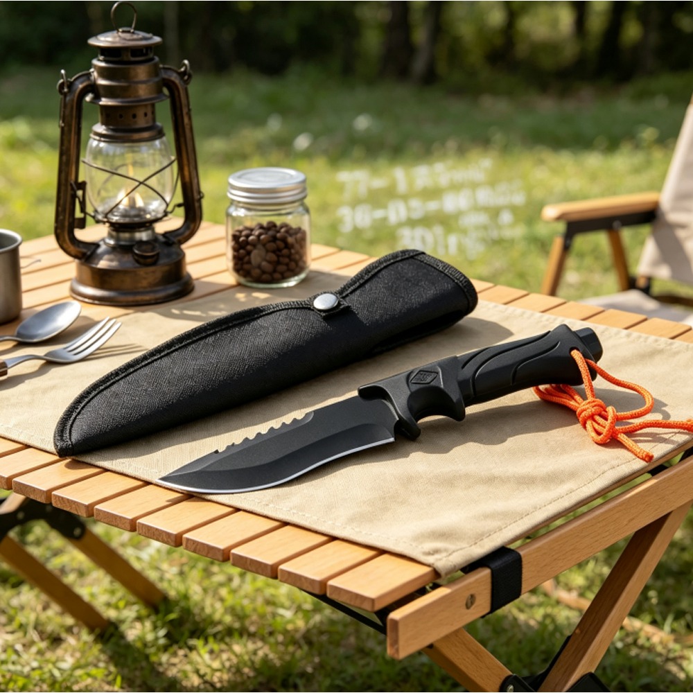多目的キャンプサバイバルEDCナイフ、固定刃ストレート、高硬 - Edc Fixed Blade Deep Carry のレビューと価格