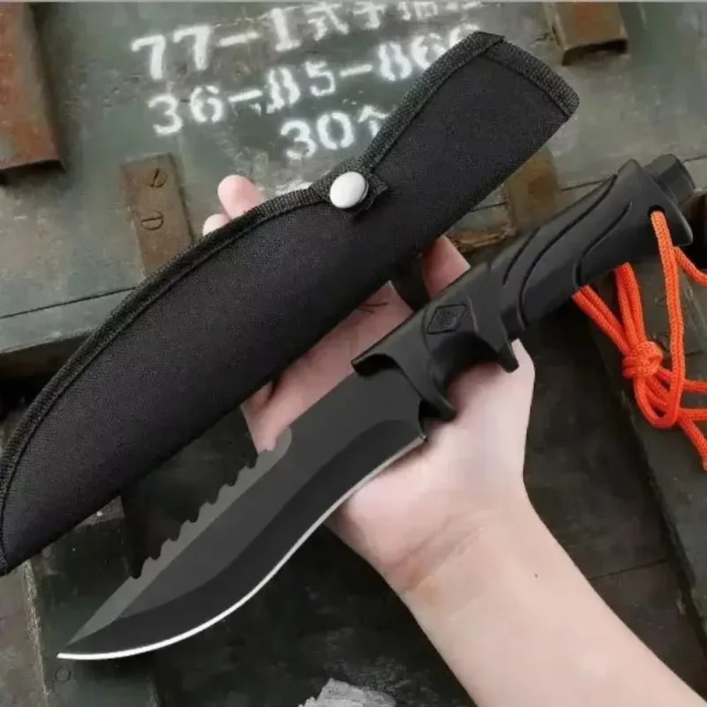 多目的キャンプサバイバルEDCナイフ、固定刃ストレート、高硬 - Edc Fixed Blade Deep Carry のレビューと価格