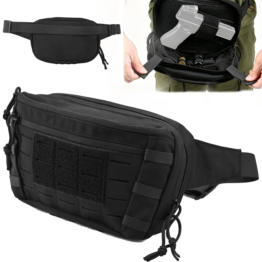 戦術ピストルウエストバッグ CCW ファニーパック隠しキャリ - Edc Concealed Carry Holster のレビューと価格