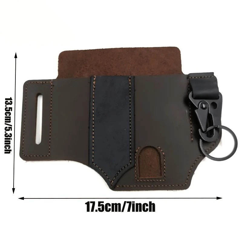 PUレザーEDCベルトマルチツールシース、ペンホルダー付きポ - Edc Carry Pocket Pouch のレビューと価格
