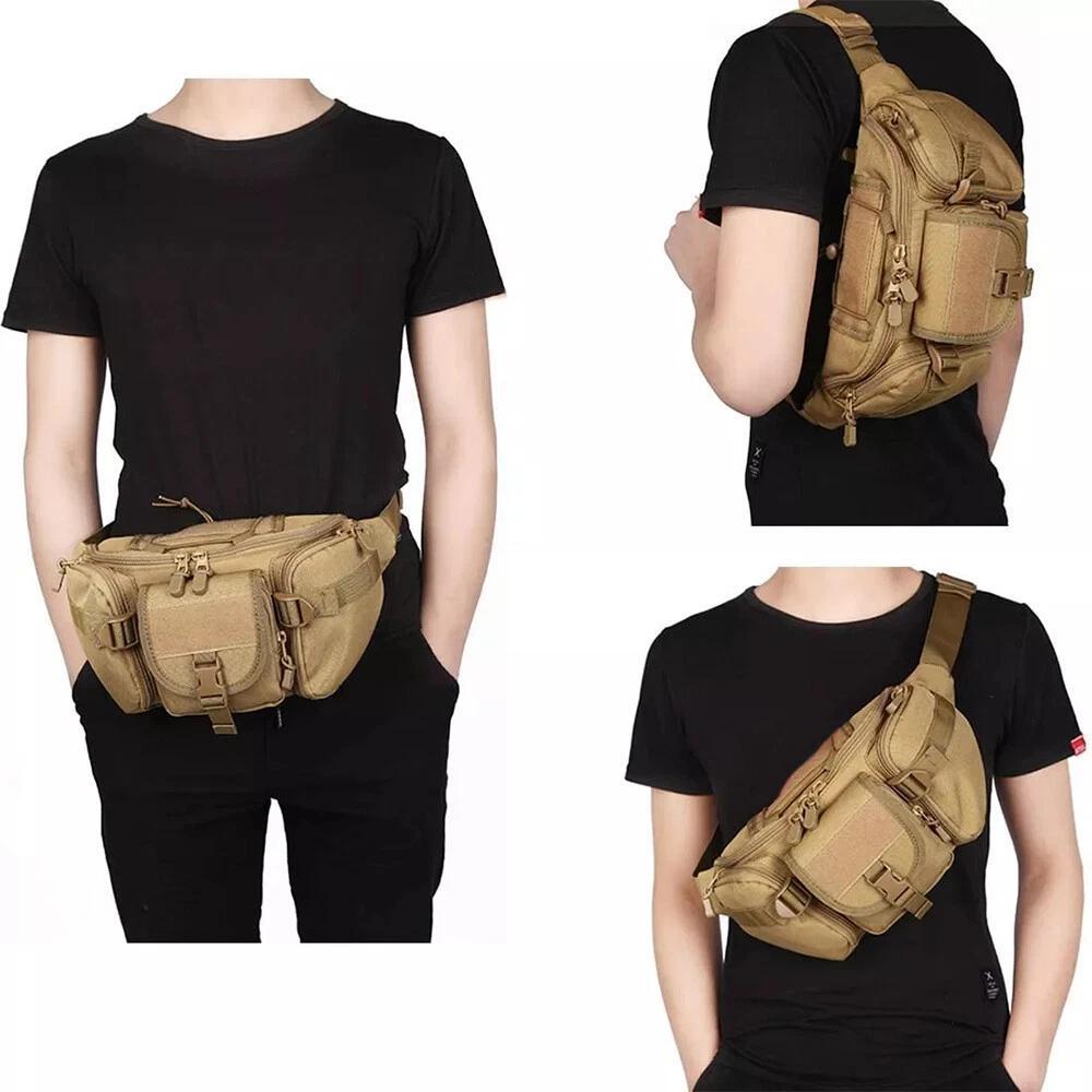 メンズ用タクティカルファニーパック、隠しキャリーCCWホルス - Edc Carry Bag For Pistol のレビューと価格