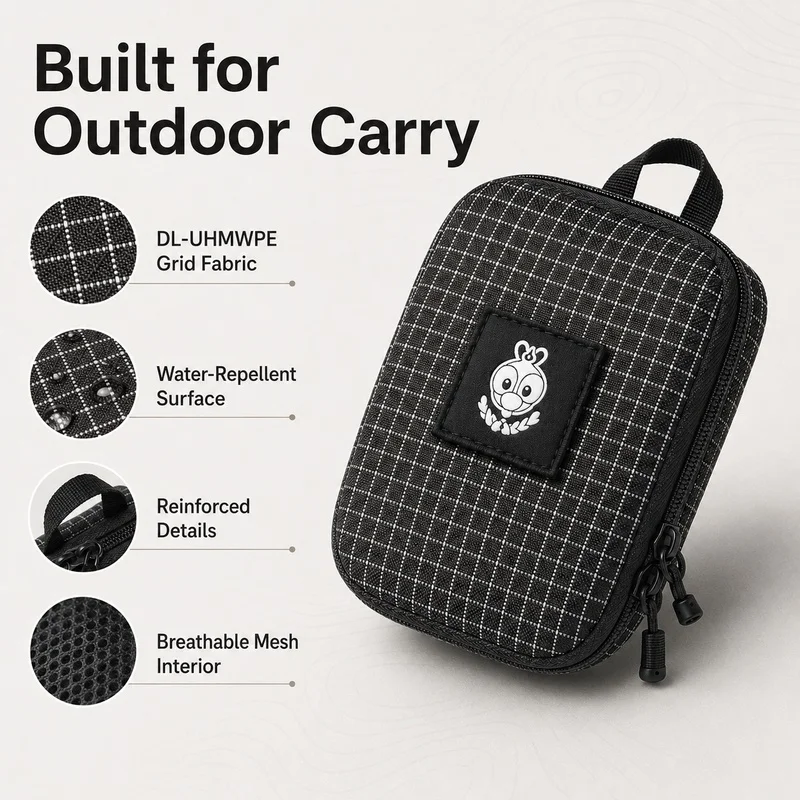 EDCグリッドファブリックオーガナイザーポーチ撥水ハードシェ - Edc Carry Pocket Pouch のレビューと価格