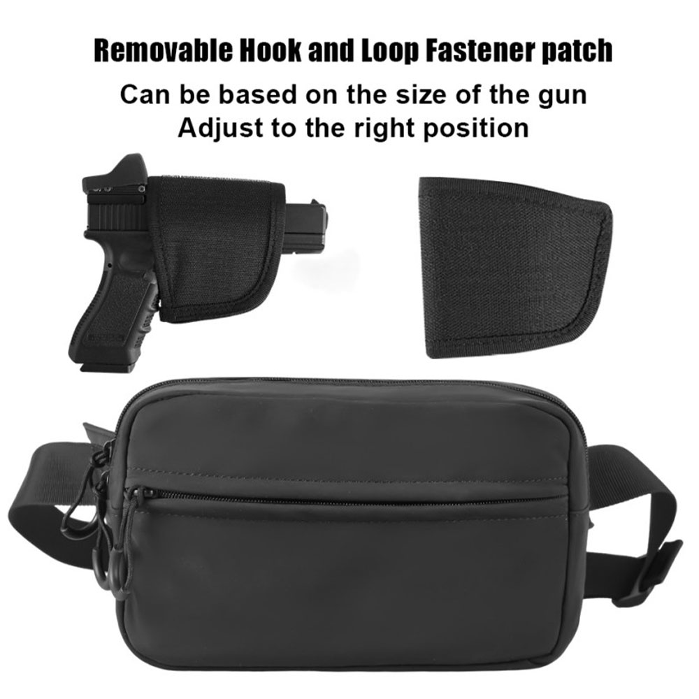 隠しキャリーウエストバッグ戦術的なファニーパックホルスターピ - Edc Carry Bag For Pistol のレビューと価格