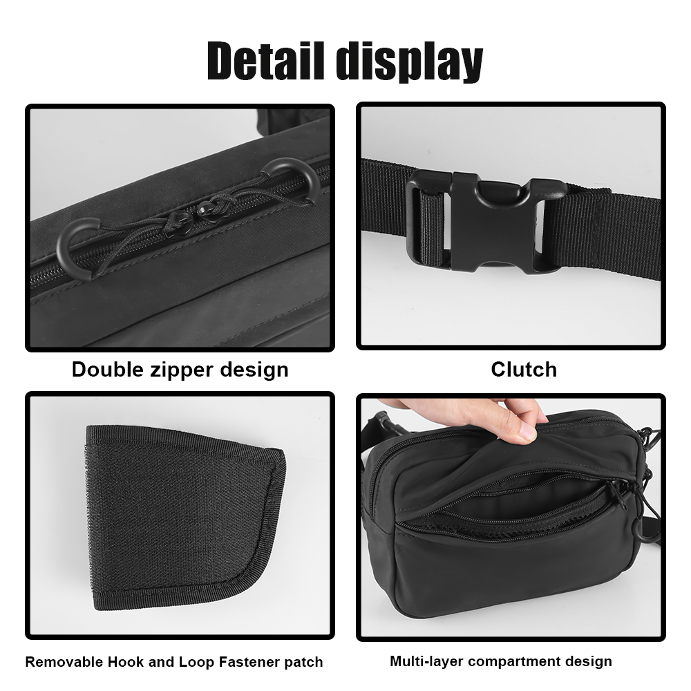 隠しキャリーウエストバッグ戦術的なファニーパックホルスターピ - Edc Carry Bag For Pistol のレビューと価格