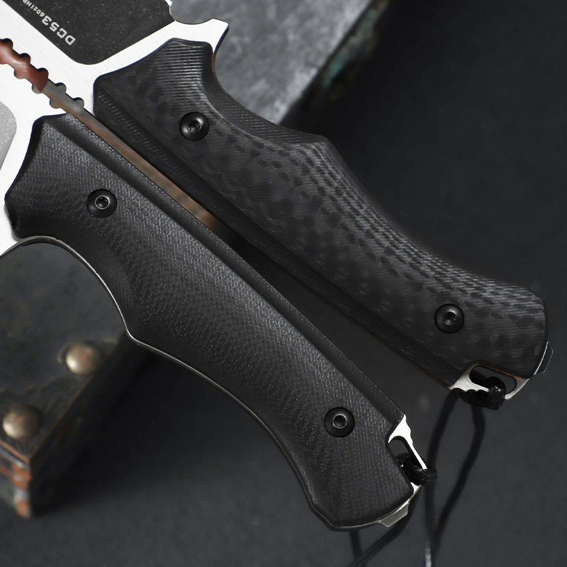 DC53スチール製固定刃ストレートナイフ、G10ハンドル、K - Edc Fixed Blade Deep Carry のレビューと価格
