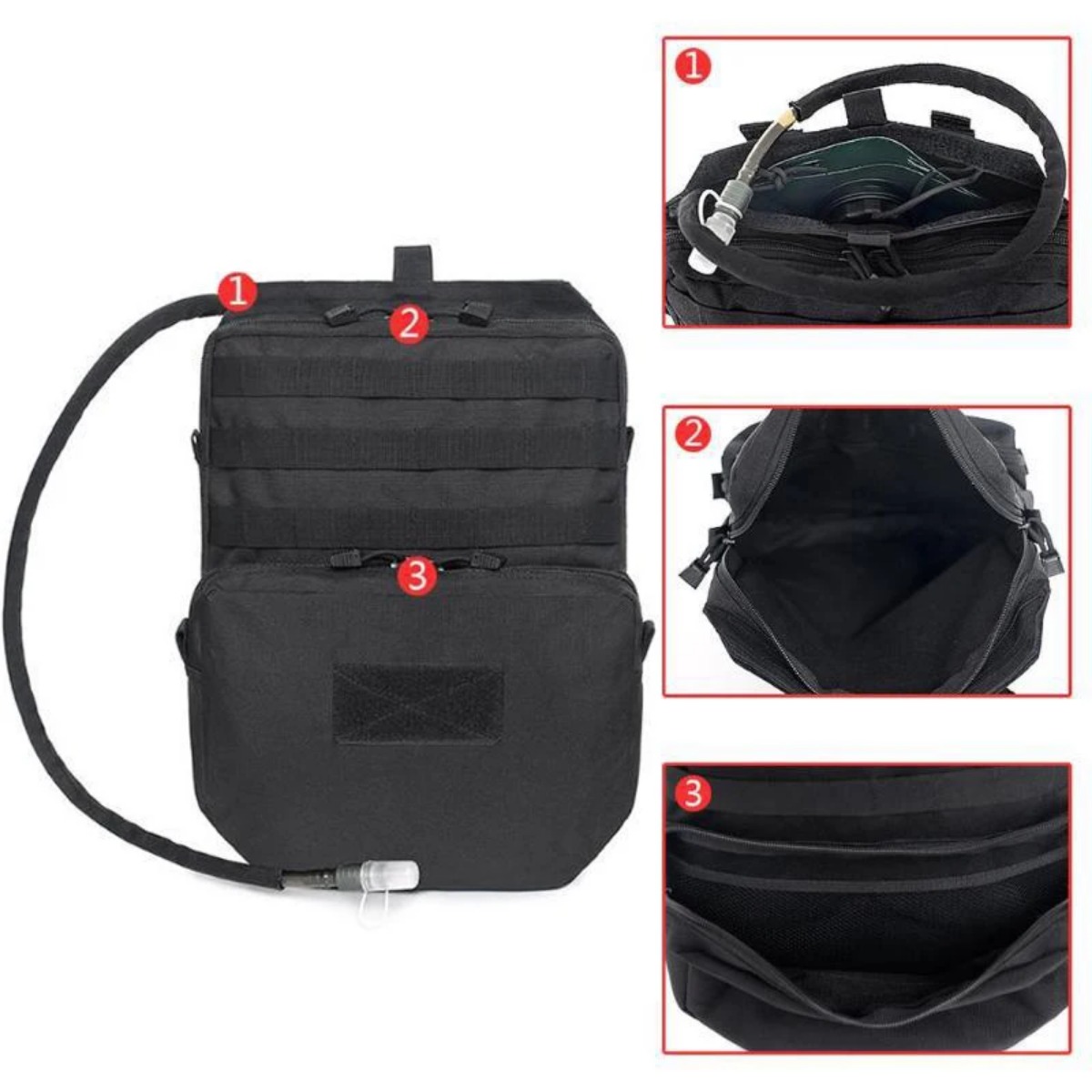 モールナイロンバッグ,アウトドアキャンプ用バックパック,狩猟 - Edc Carry Case のレビューと価格
