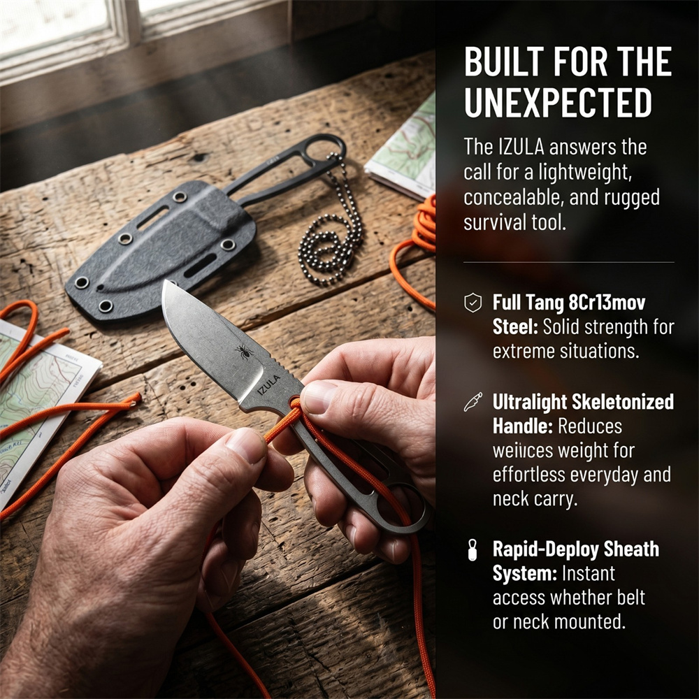 デイリーキャリーフルタング固定刃サバイバルナイフ高硬度ブレー - Edc Fixed Blade Deep Carry のレビューと価格