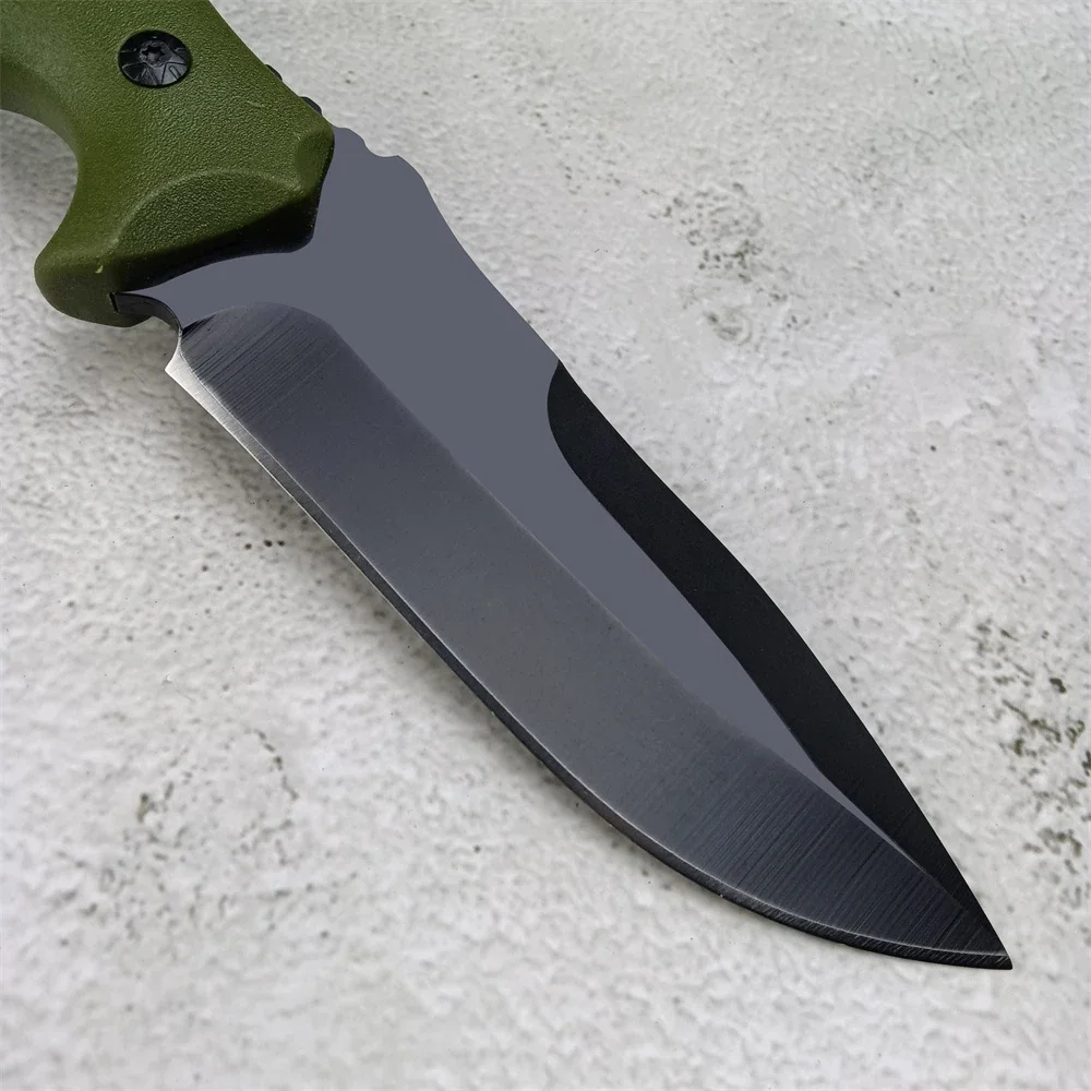 高品質ABS固定刃ナイフ、440鋼ブラックブレード、アウトド - Edc Fixed Blade Deep Carry のレビューと価格