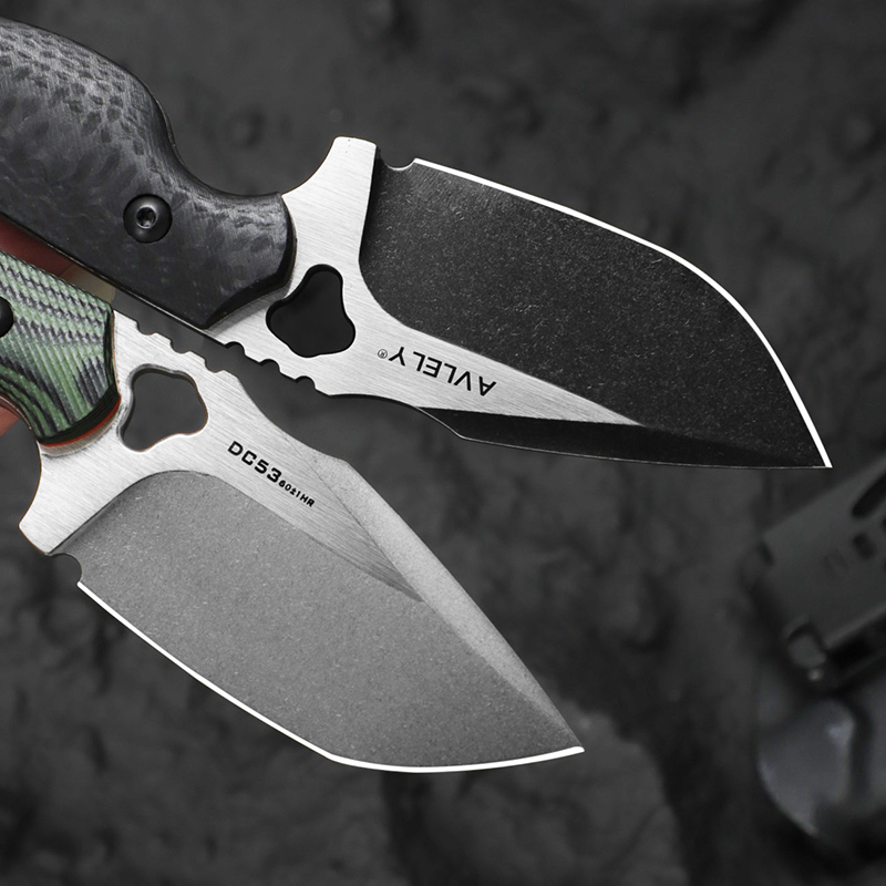 高硬度DC53鋼製ストレートエッジナイフ。アウトドアハイキン - Edc Fixed Blade Deep Carry のレビューと価格