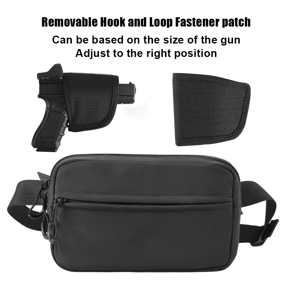 タクティカルクロスボディバッグ ピストルウエストパック 隠し - Edc Carry Bag For Pistol のレビューと価格
