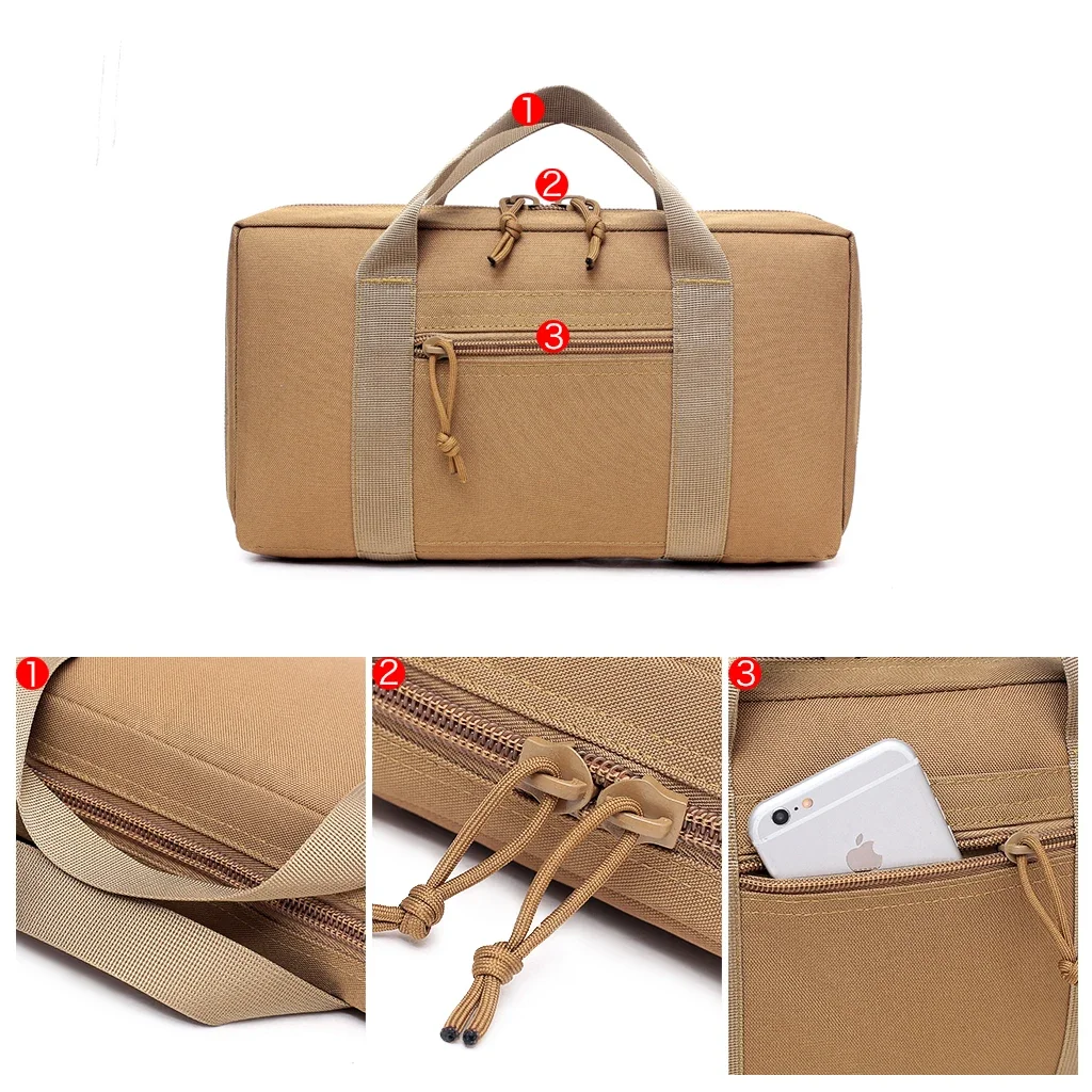 ガンキャリーバッグ EDC ツールポーチ屋外狩猟アクセサリー - Edc Carry Bag For Pistol のレビューと価格