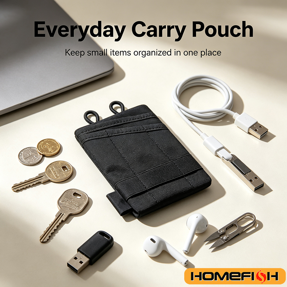 DIYパッチエリア付きEDCオーガナイザーポーチ、マルチツー - Edc Everyday Carry Bag のレビューと価格