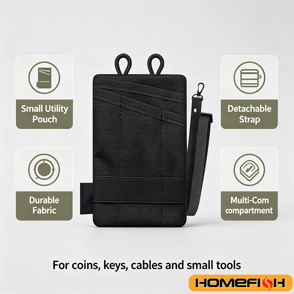 DIYパッチエリア付きEDCオーガナイザーポーチ、マルチツー - Edc Everyday Carry Bag のレビューと価格